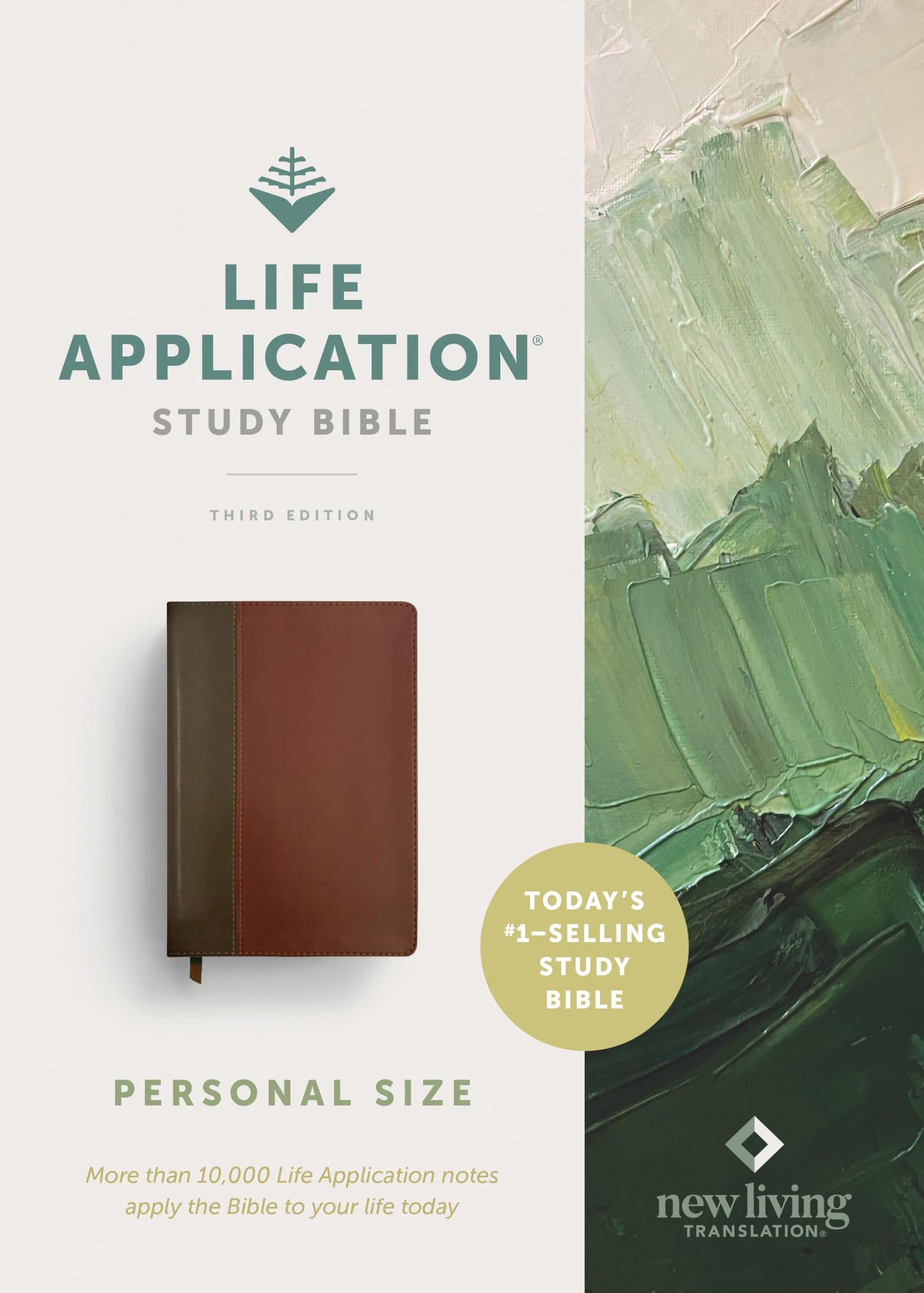 NLT Life Application Study Bible, Third Edition, Personal Size (LeatherLike, Brown/Mahogany, Red Letter)