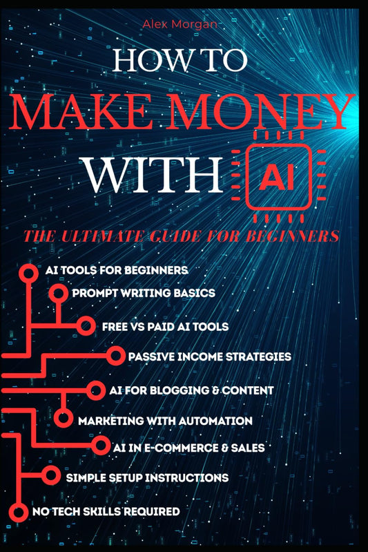 How to Make Money with AI – The Ultimate Guide for Beginners: Master Prompts and AI Principles to Find Profitable Ways to Make Money – Even If You Have Little Time or Tech Skills