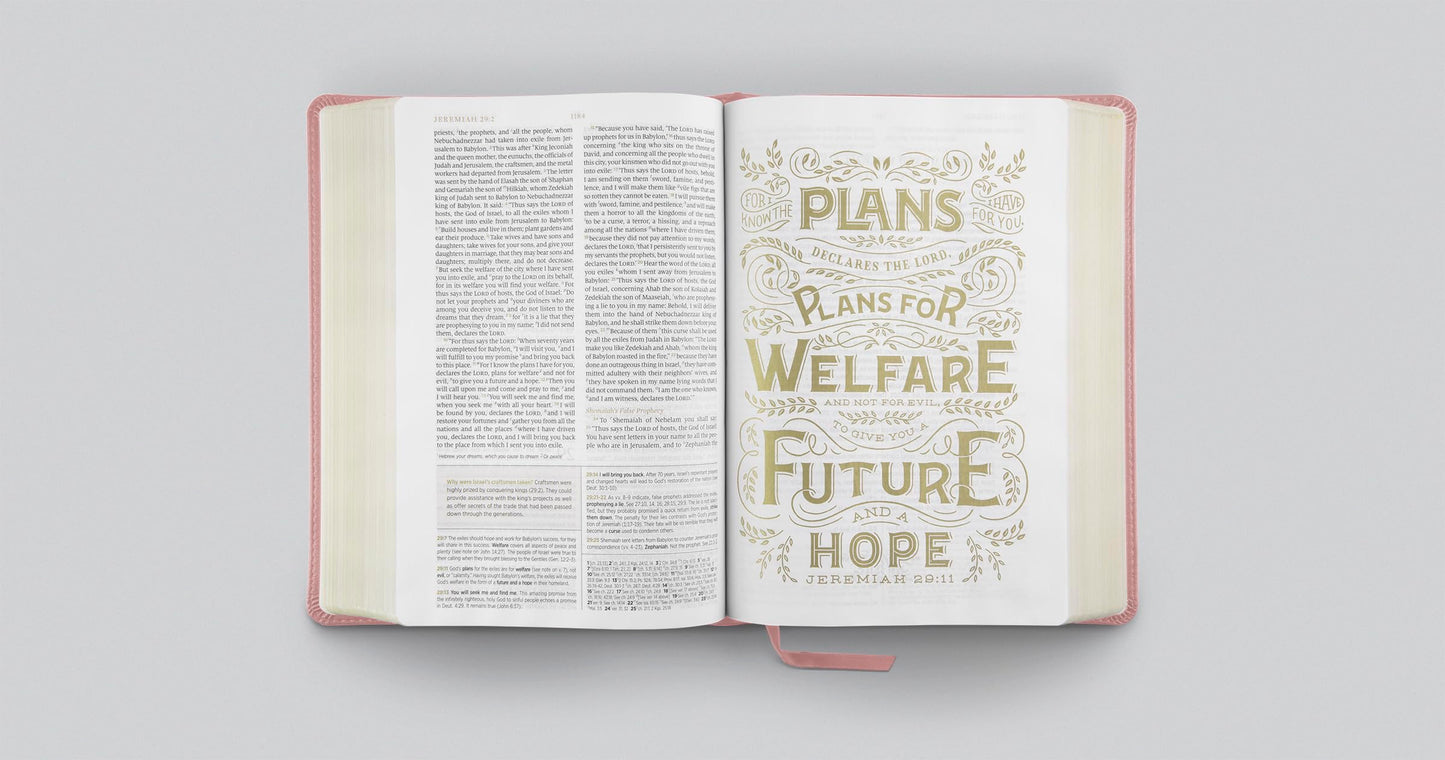 ESV Women's Study Bible (TruTone, Pink, Floral Bloom Design): Holy Bible, English Standard Version