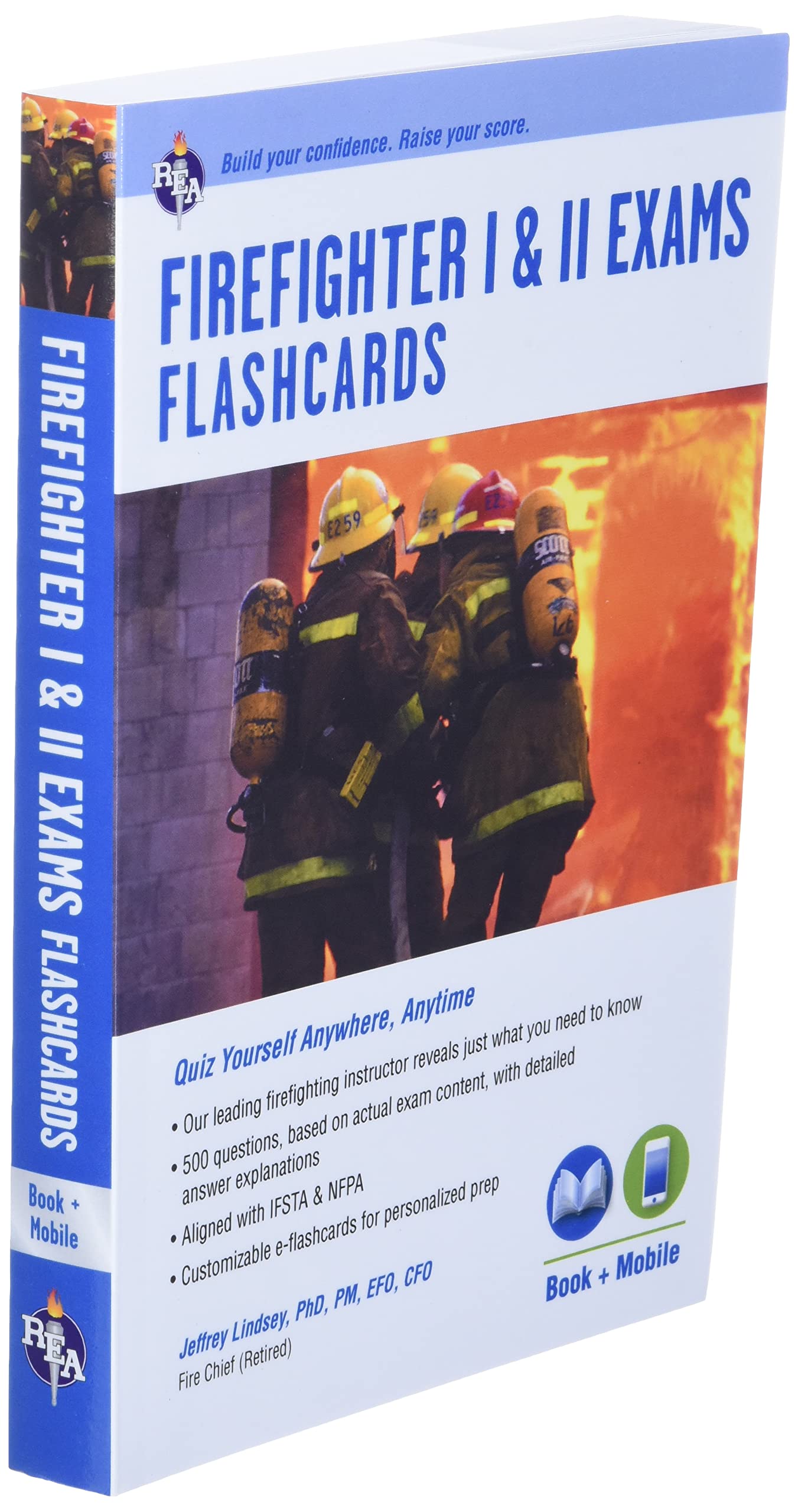 Firefighter I & II Exams Flashcard Book (Book + Online) (Firefighter Exam Test Preparation)