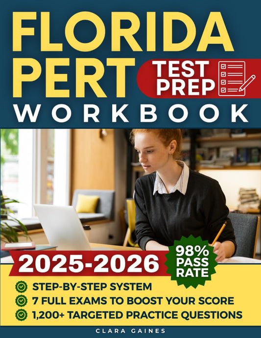 Florida PERT Test Prep Workbook: Step-by-Step System with Thousands of Targeted Practice Questions & the Best Full-Length Practice Exams to Boost Your Score & Keep You Out of Developmental Courses