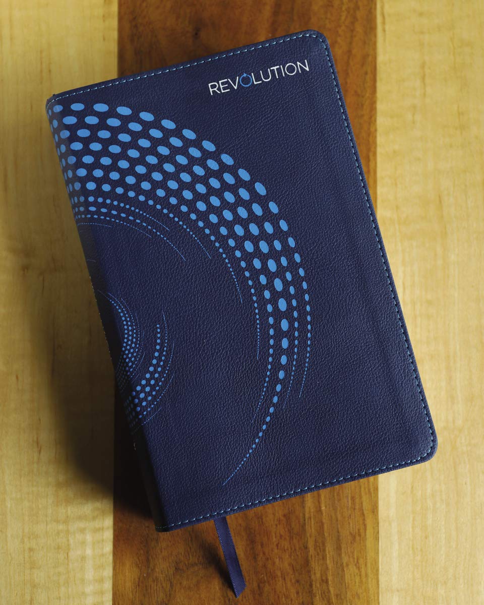 NIV, Revolution Bible, Leathersoft, Blue: The Bible for Teen Guys
