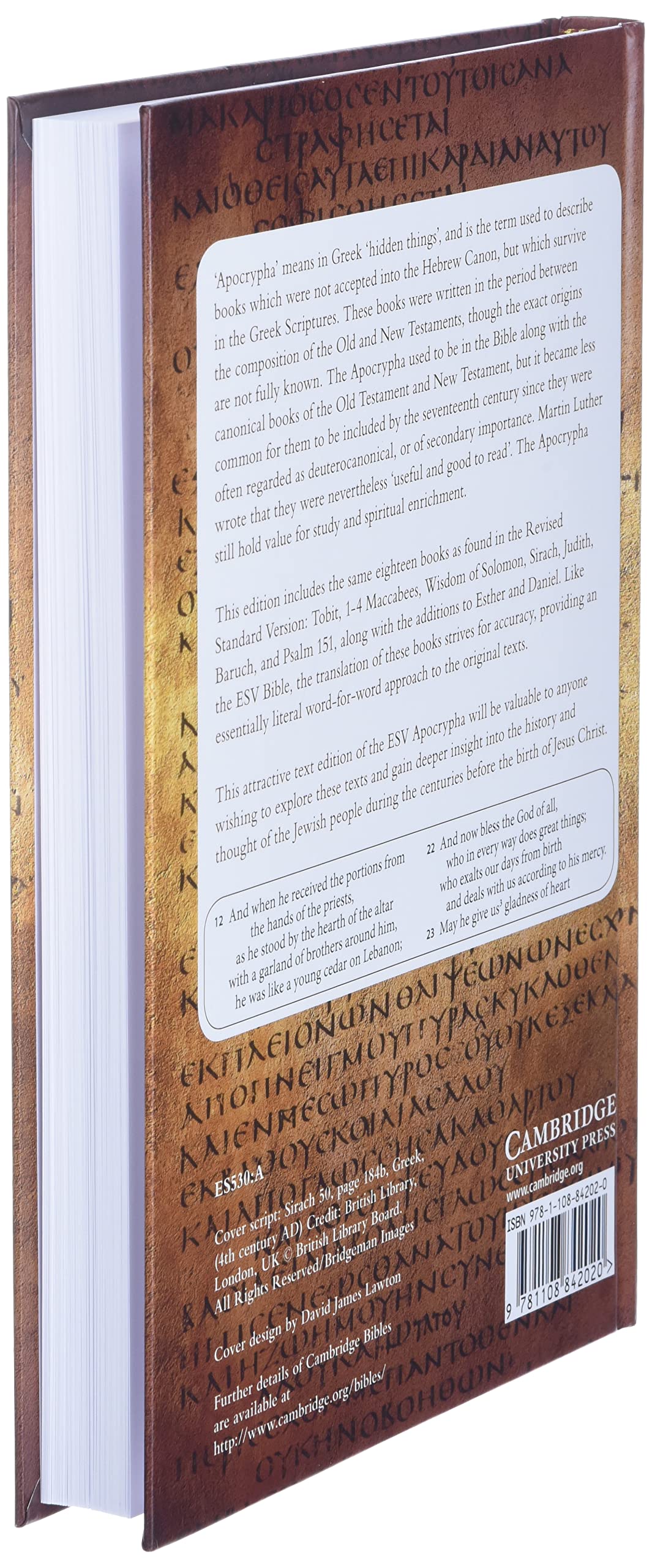 ESV Apocrypha Text Edition, ES530:A