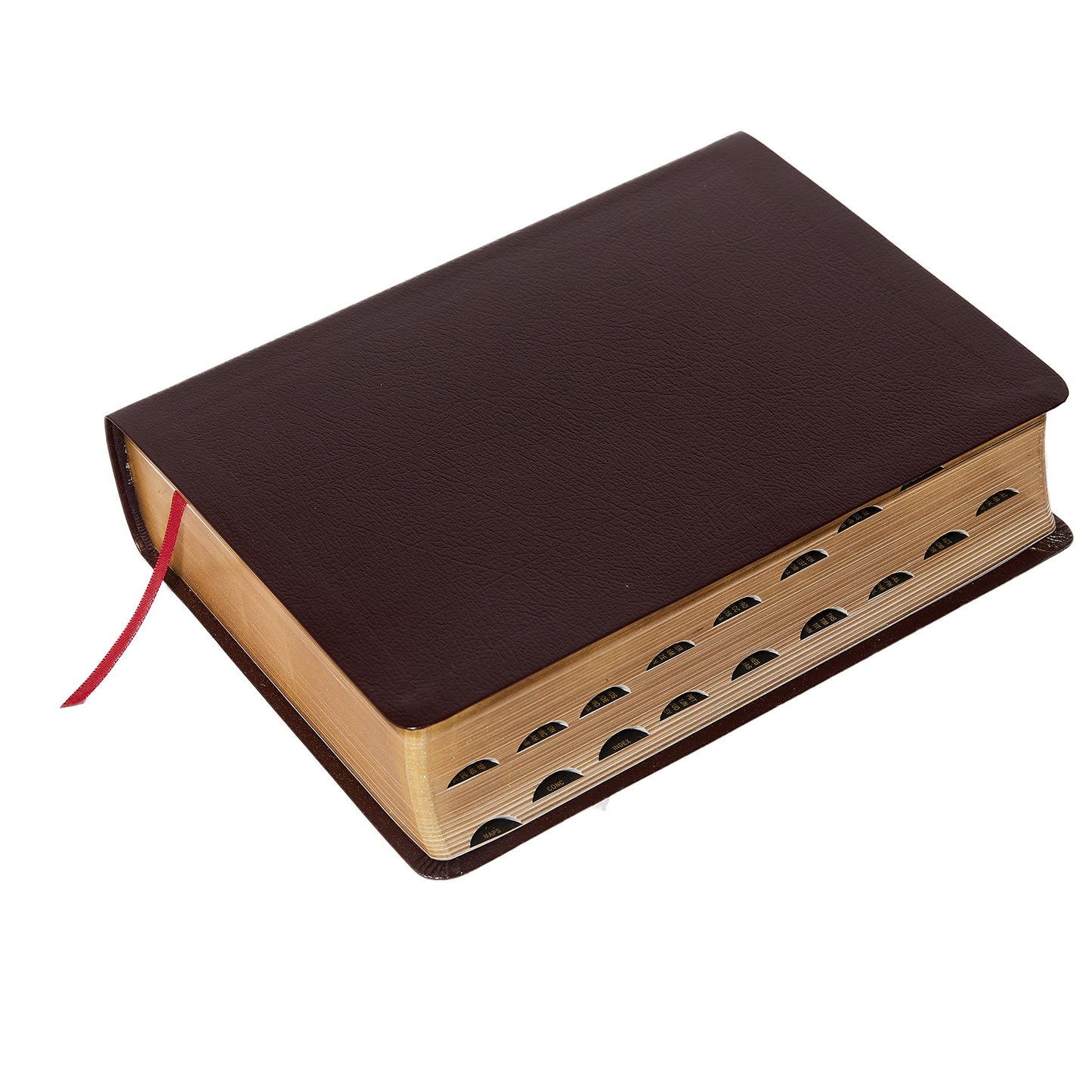 KJV, The King James Study Bible, Bonded Leather, Burgundy, Thumb Indexed, Red Letter, Full-Color Edition: Holy Bible, King James Version