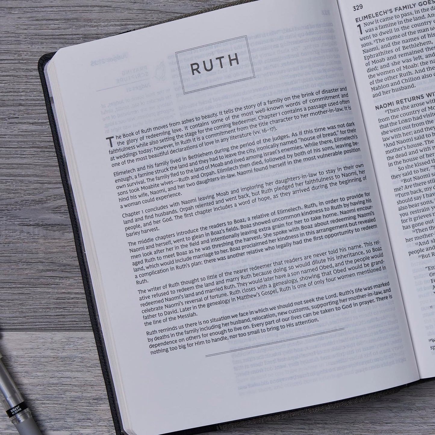 The Prayer Bible: Pray God’s Word Cover to Cover (NKJV, Brown Genuine Leather, Red Letter, Comfort Print)