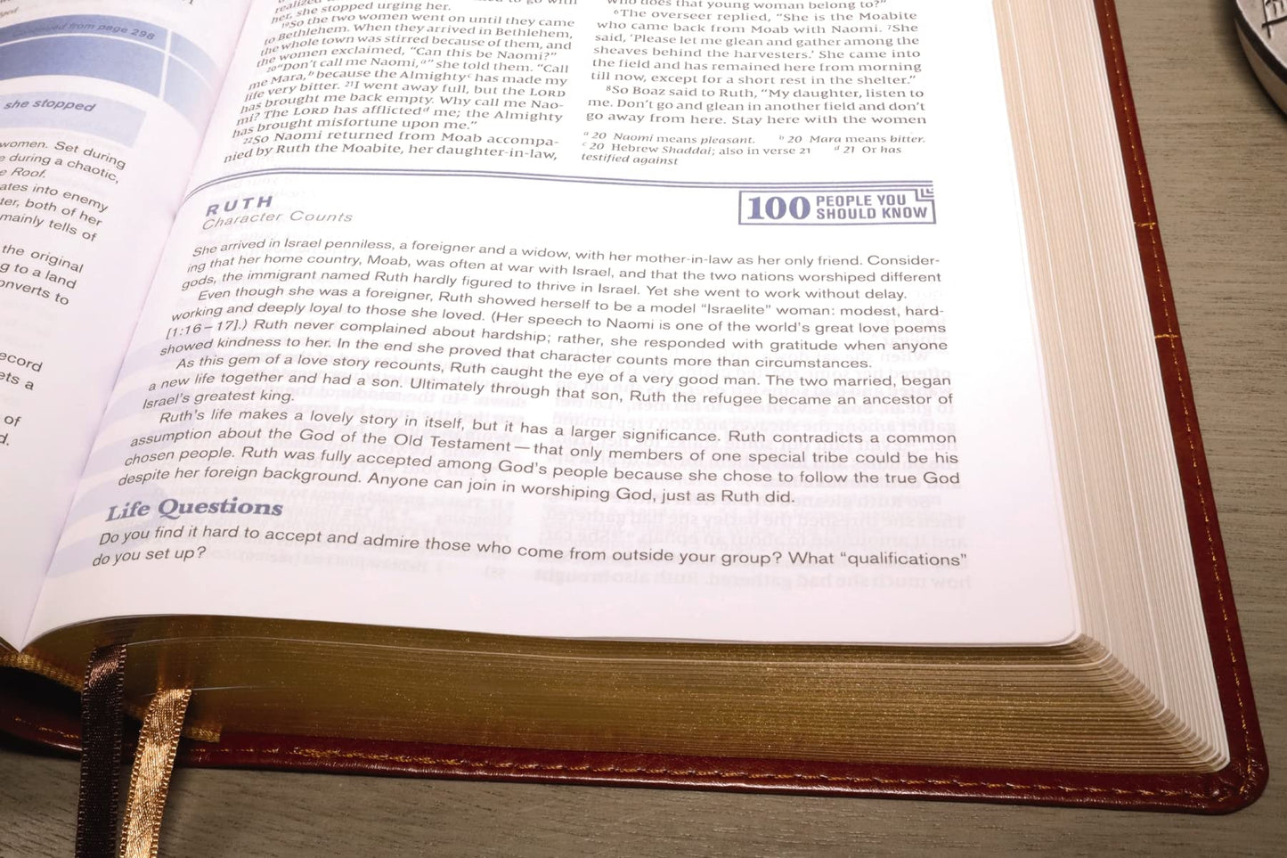 NIV, Student Bible, Leathersoft, Brown, Comfort Print