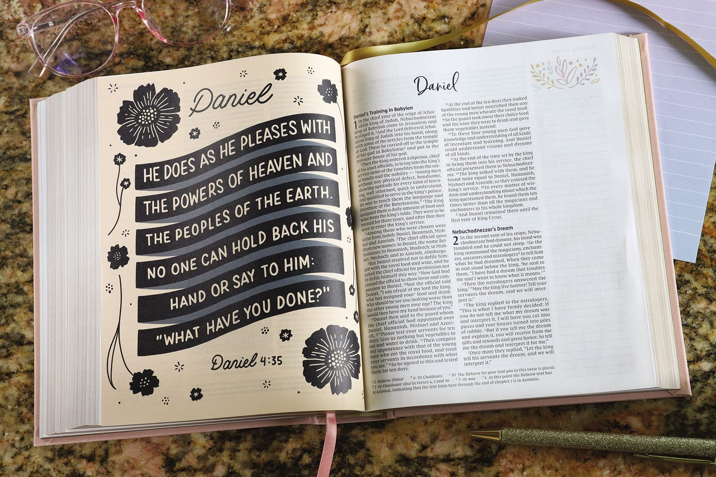 NIV, Radiant Virtues Bible: A Beautiful Word Collection, Cloth over Board, Pink, Red Letter, Comfort Print: Explore the virtues of faith, hope, and love