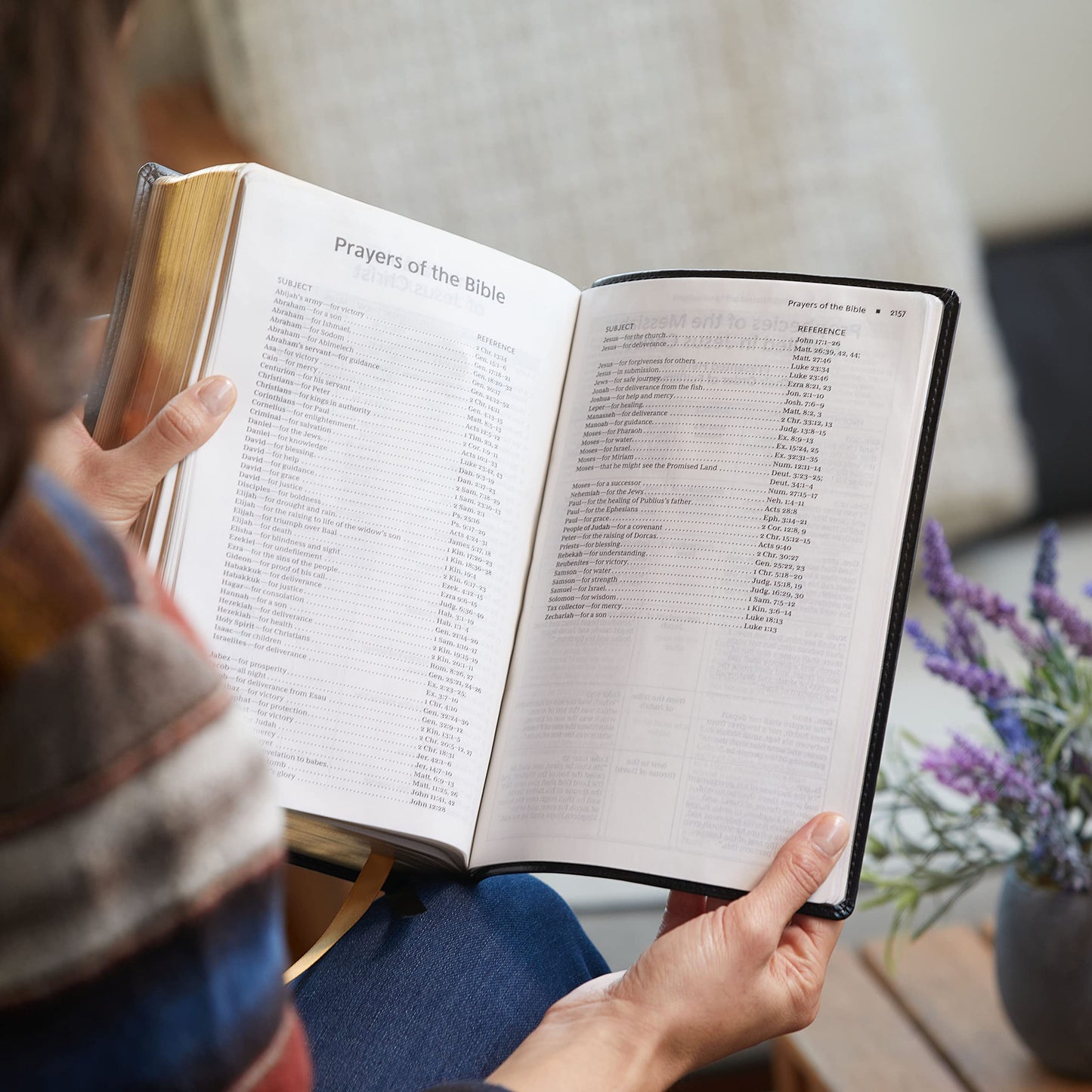 KJV, Foundation Study Bible, Large Print, Leathersoft, Brown, Red Letter, Comfort Print: Holy Bible, King James Version