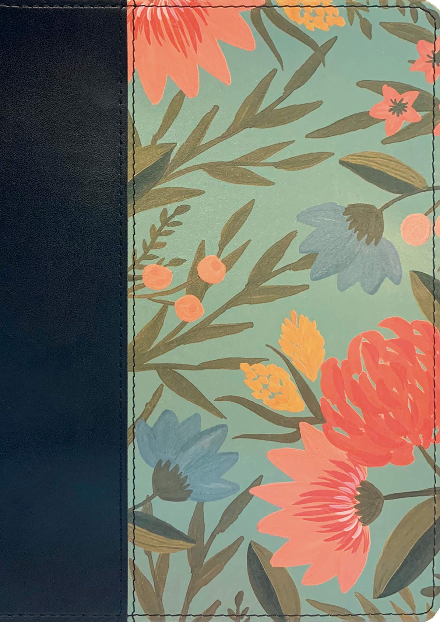 NLT Life Application Study Bible, Third Edition (LeatherLike, Teal Floral, Indexed, Red Letter)