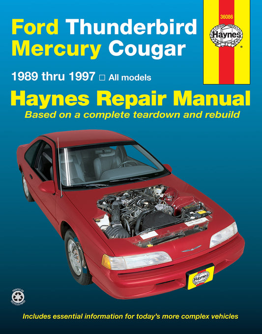 Ford Thunderbird & Mercury Cougar (1989-1997) Haynes Repair Manual
