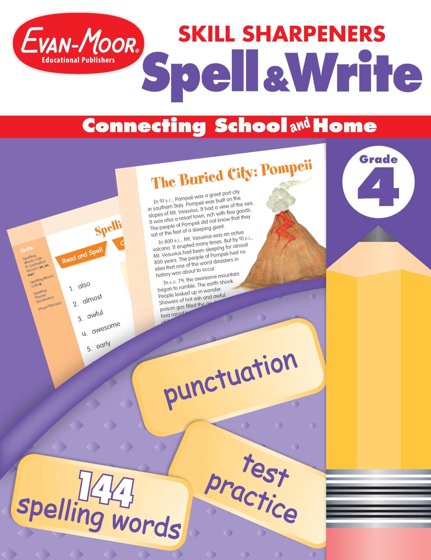 Evan-Moor Skill Sharpeners: Spell & Write, Grade 4