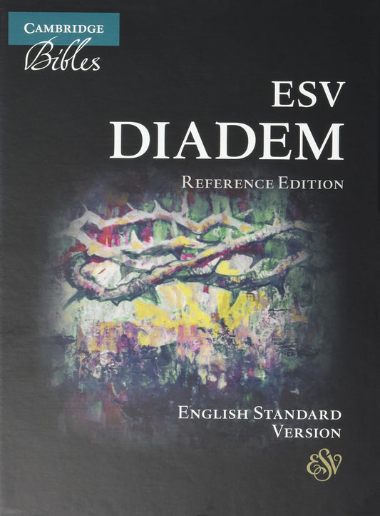 ESV Diadem Reference Edition, Black Calf Split Leather, Red-letter Text, ES544:XR