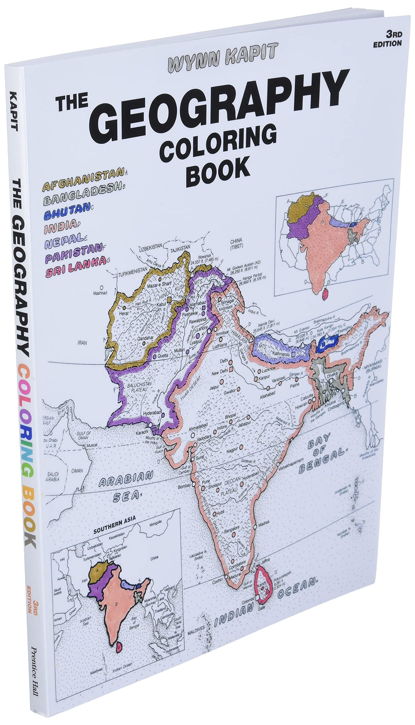 Geography Coloring Book