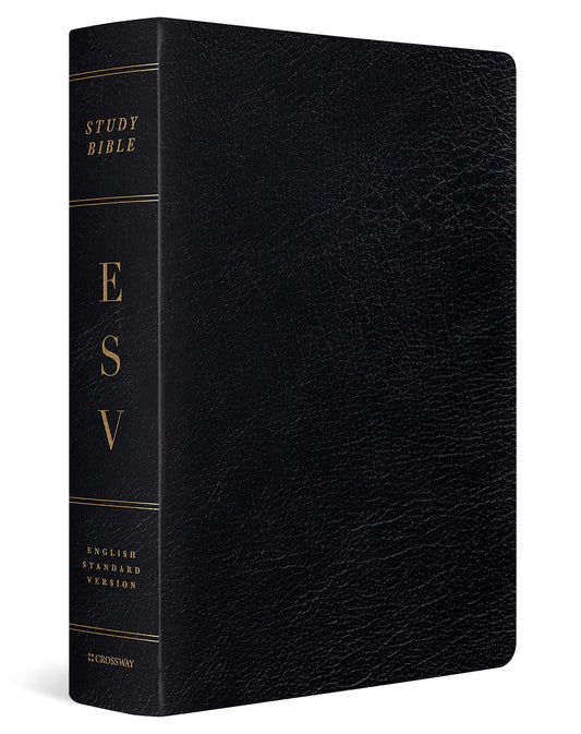 ESV Study Bible, Large Print (Black, Indexed)