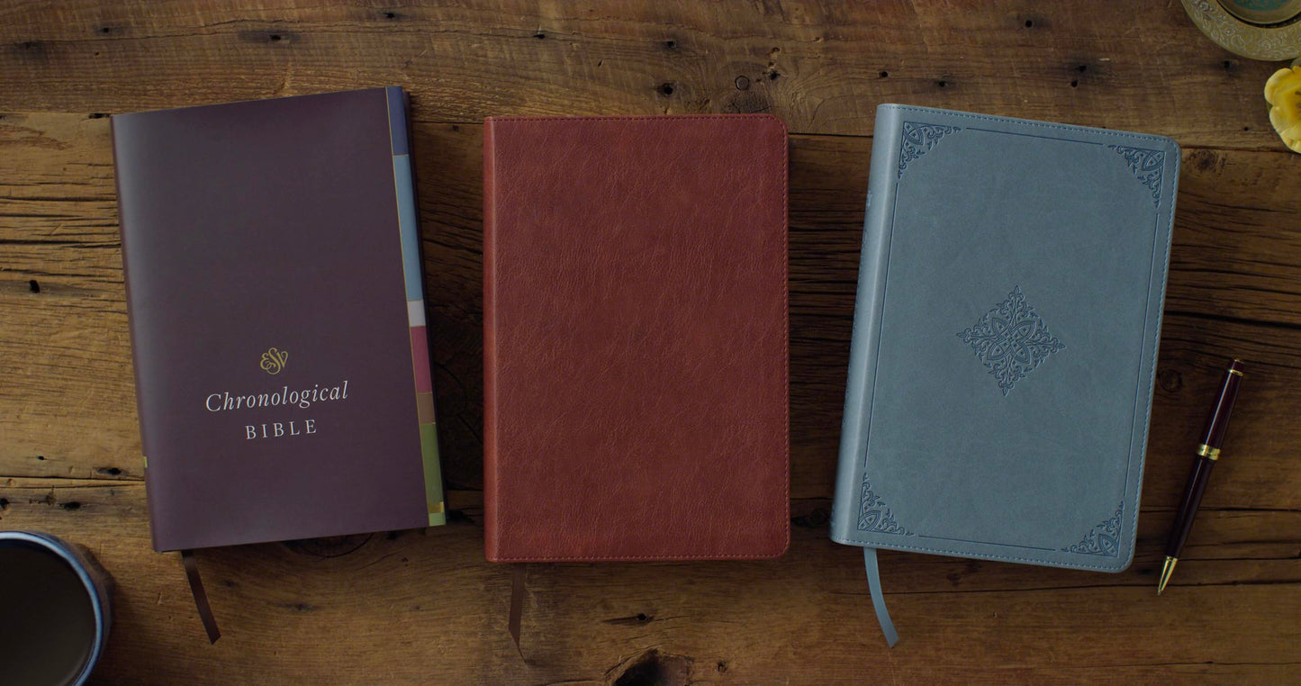 ESV Chronological Bible (TruTone, Paris Sky, Fleur-de-lis Design): Holy Bible, English Standard Version