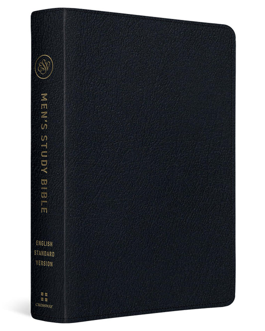 ESV Men's Study Bible (Genuine Leather, Black): Holy Bible, English Standard Version