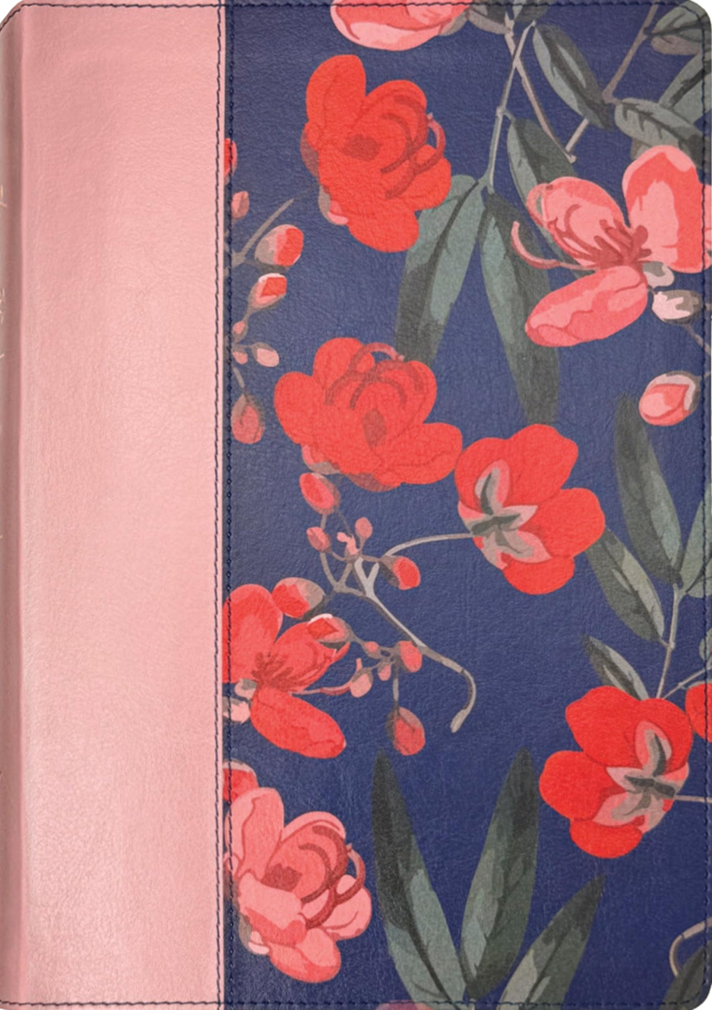 NLT Life Application Study Bible, Third Edition (LeatherLike, Pink Evening Bloom, Red Letter)