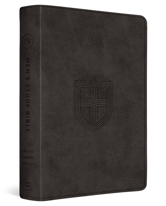 ESV Men's Study Bible (TruTone, Charcoal, Shield Design): Holy Bible, English Standard Version