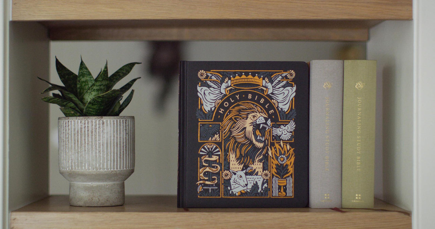 ESV Journaling Study Bible, Artist Series (Hardcover, Joshua Noom, The Lion and the Lamb): Holy Bible, English Standard Version