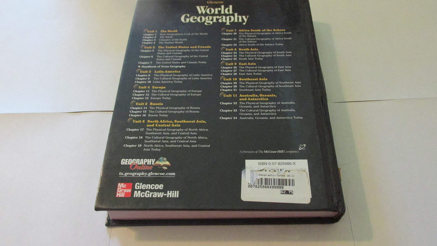Glencoe World Geography Texas Edition