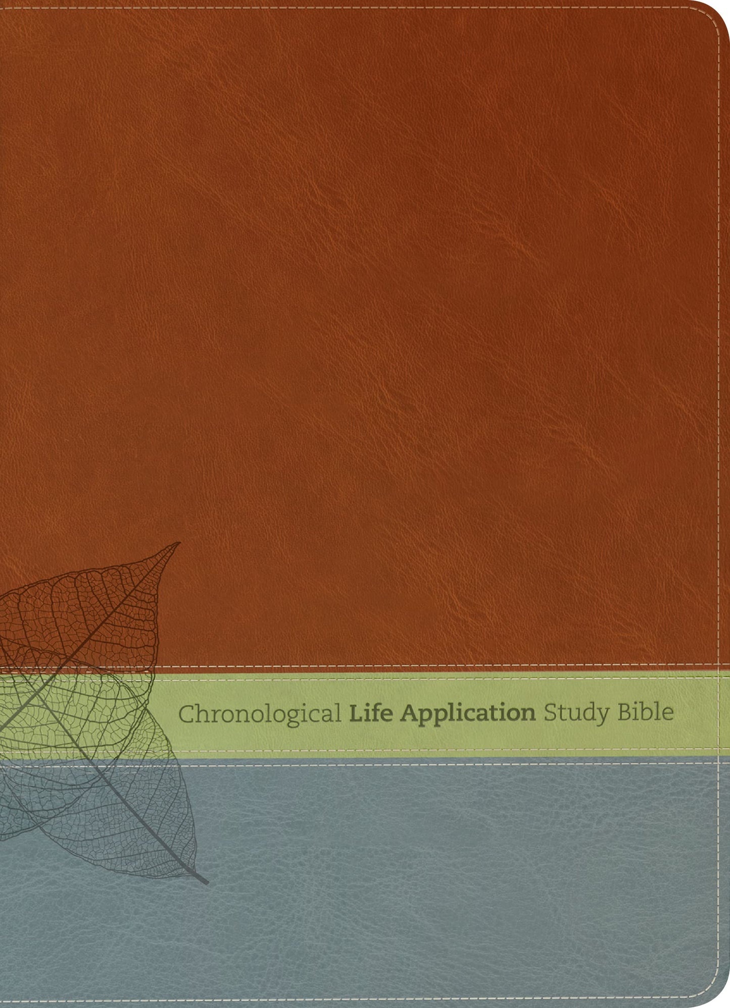 NLT Chronological Life Application Study Bible, TuTone (LeatherLike, Brown/Green/Dark Teal)