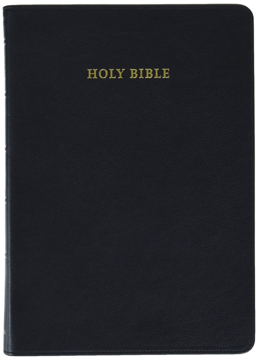 ESV Diadem Reference Edition with Apocrypha Black Calfskin leather, Red-letter Text, ES545:XRAL