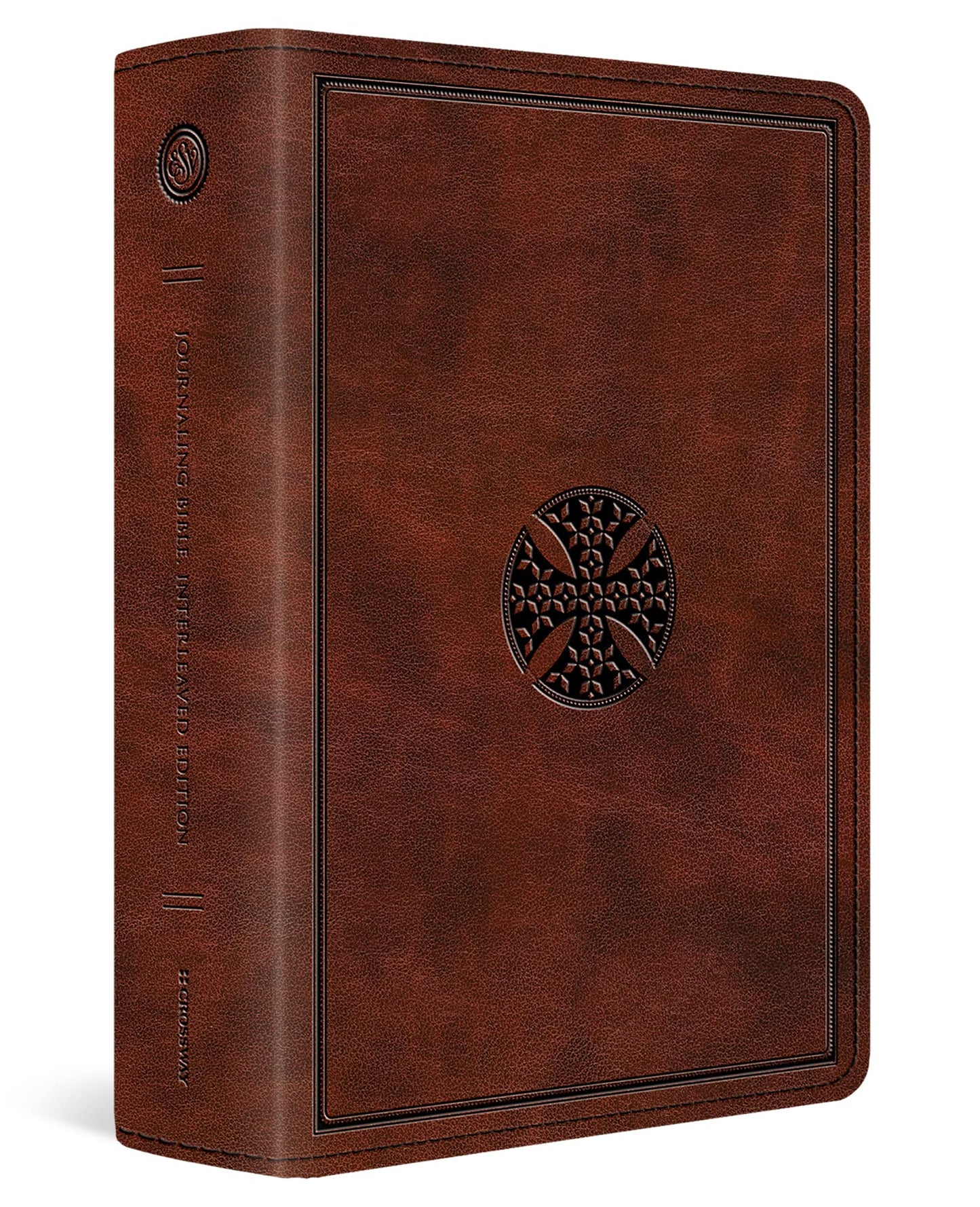 ESV Journaling Bible, Interleaved Edition (TruTone, Mahogany, Mosaic Cross Design): Holy Bible, English Standard Version