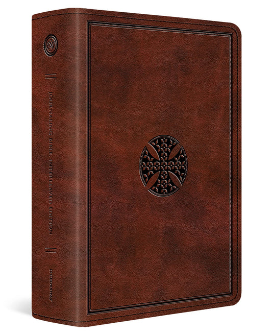 ESV Journaling Bible, Interleaved Edition (TruTone, Mahogany, Mosaic Cross Design): Holy Bible, English Standard Version