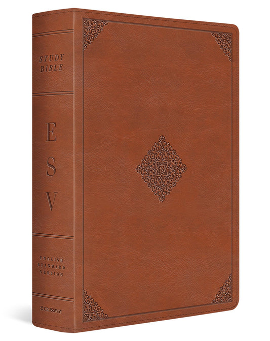 ESV Study Bible (TruTone, English Saddle, Ornament Design): Holy Bible, English Standard Version