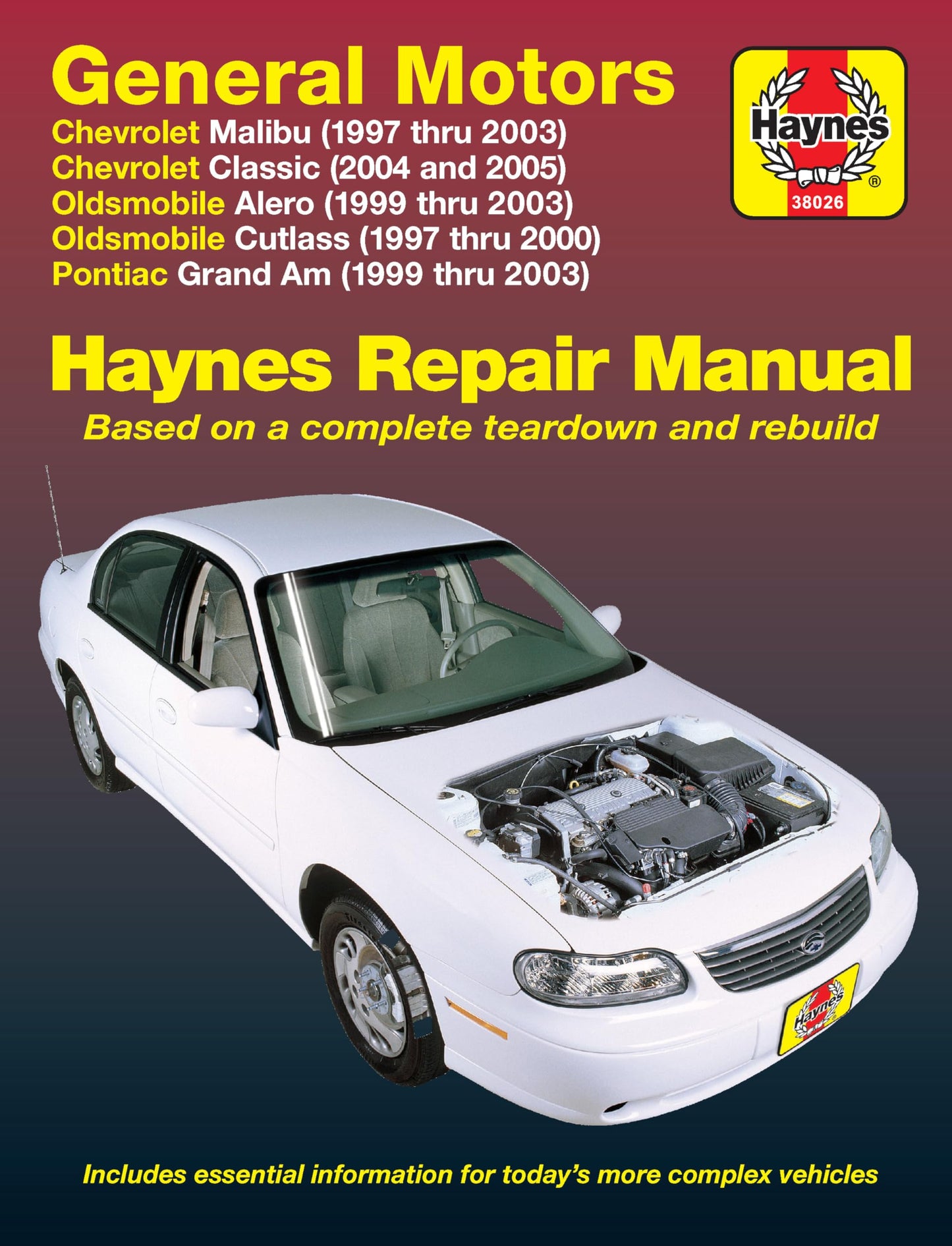 General Motors Malibu, Classic, Alero, Cutlass, Grand Am 1997 thru 2003 Haynes Repair Manual: Chevrolet Malibu (1997 thru 2003) Chevrolet Classic ... (1997-2000) Pontiac Grand Am (1999 thru 2003)