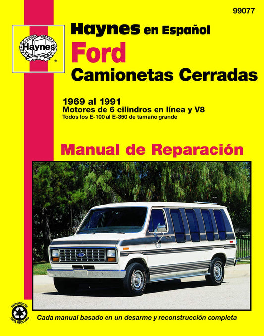 Ford Full Size Vans, '69'91 (Spanish) (Haynes Repair Manuals)
