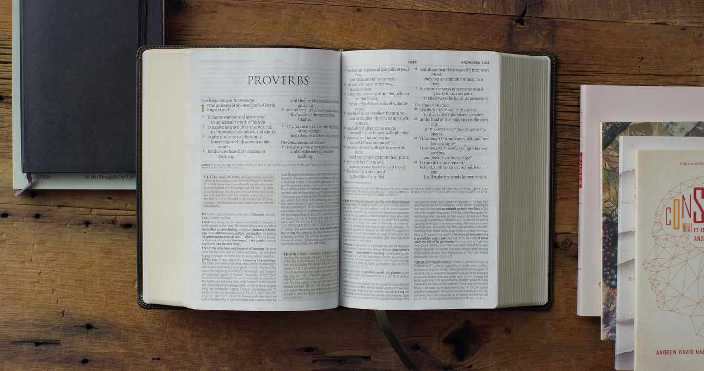 ESV Study Bible, Large Print (TruTone, Olive, Branch Design): Holy Bible, English Standard Version