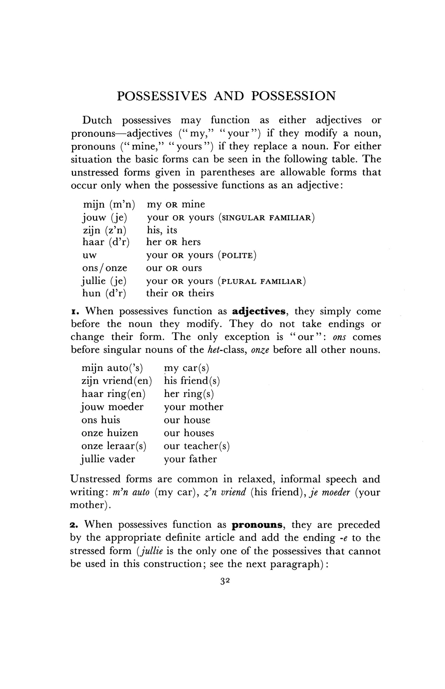 Essential Dutch Grammar: All The Grammar Really Needed For Speech And Comprehension (Dover Language Guides Essential Grammar)