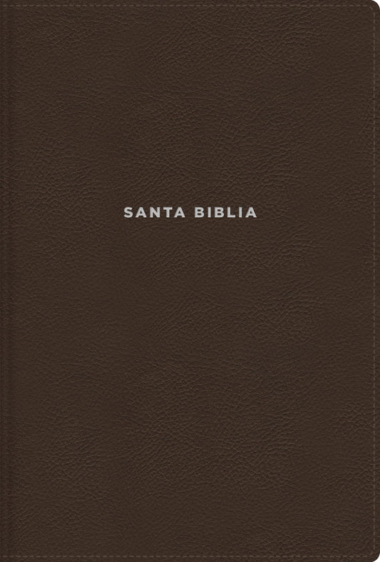 NVI, Biblia de Estudio actualizada, Revisión 2022, Leathersoft, Café, Letra grande, Interior a color, Palabras de Jesús en Rojo, con Índice, Comfort Print (Spanish Edition)
