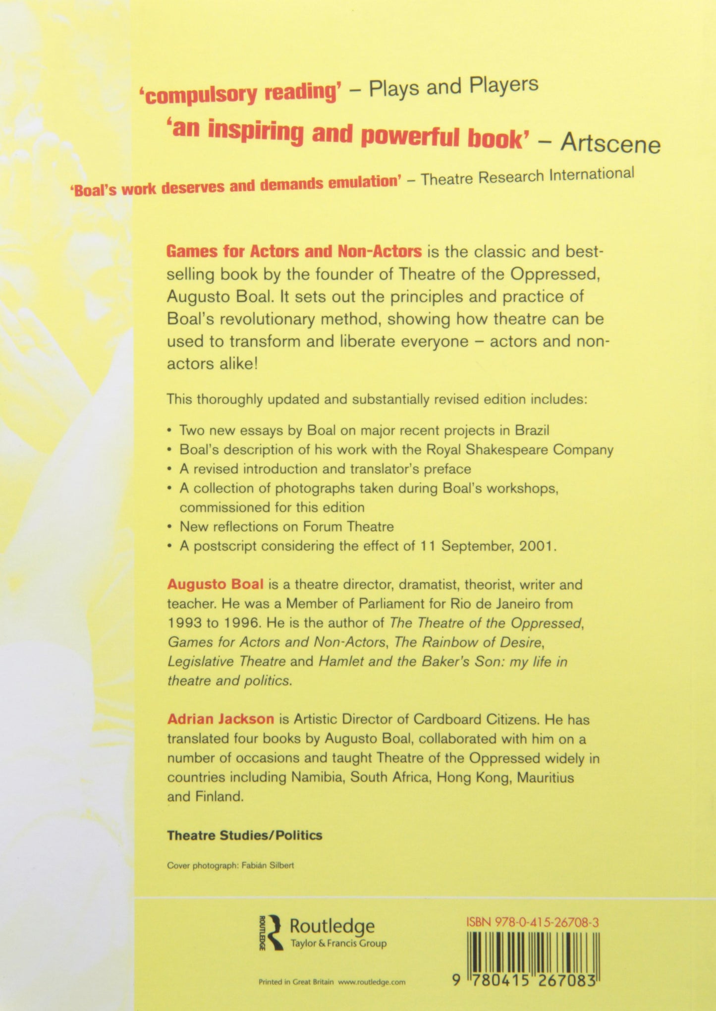 Games for Actors and Non-Actors, 2nd Edition