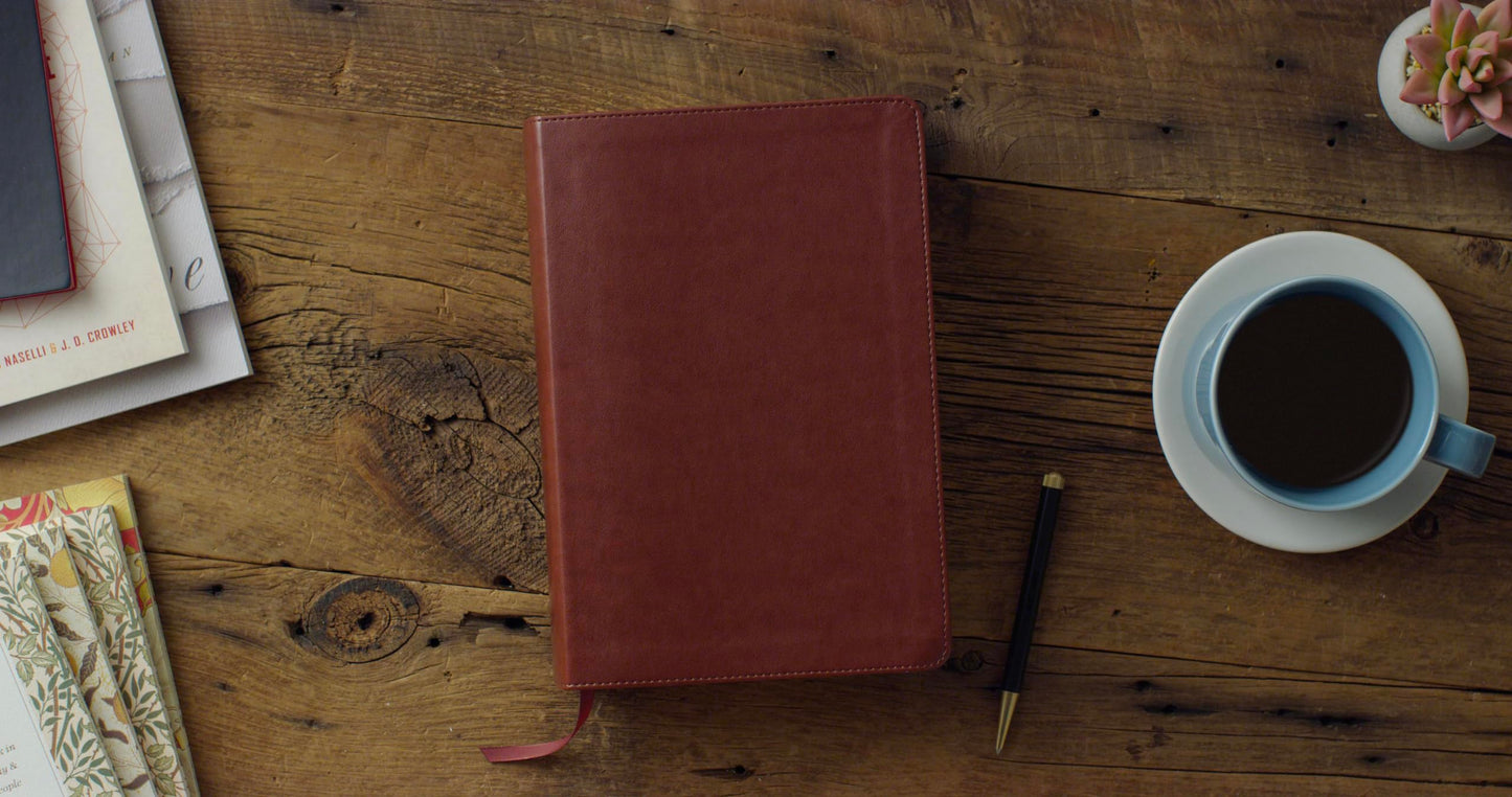 ESV Gospel Transformation Study Bible: Christ in All of Scripture, Grace for All of Life® (TruTone, Chestnut)