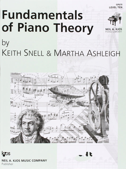 GP670 - Fundamentals of Piano Theory - Level 10 (Neil A. Kjos Piano Library)