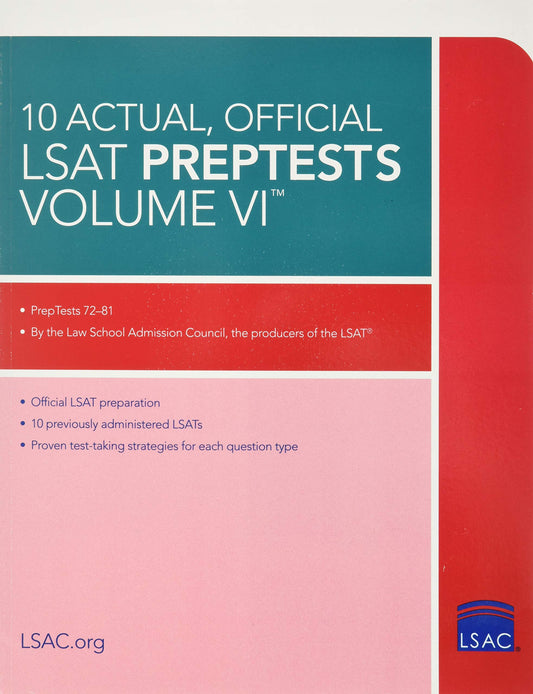10 Actual, Official LSAT Preptests (6) (Lsat Series)