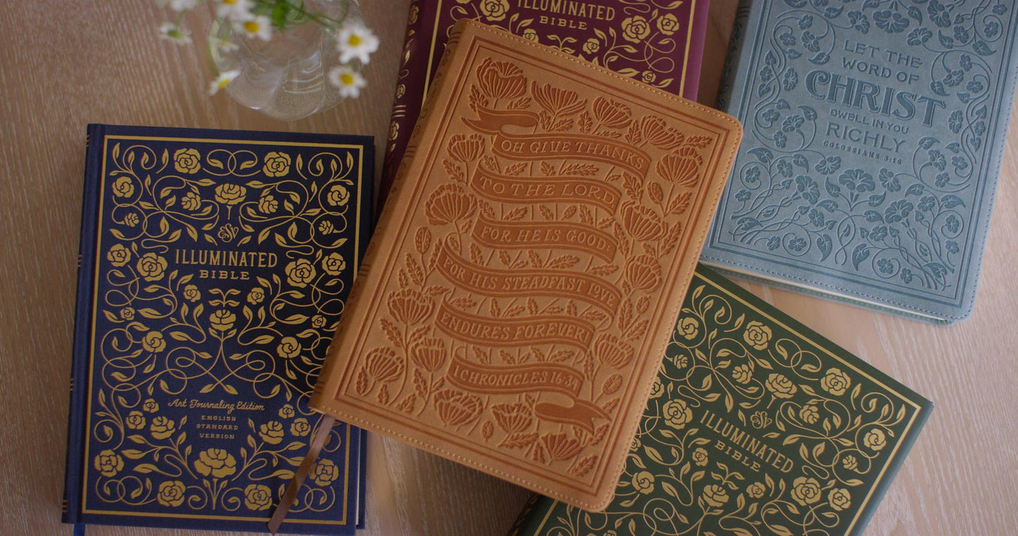 ESV Illuminated Bible, Art Journaling Edition (TruTone, Burgundy)