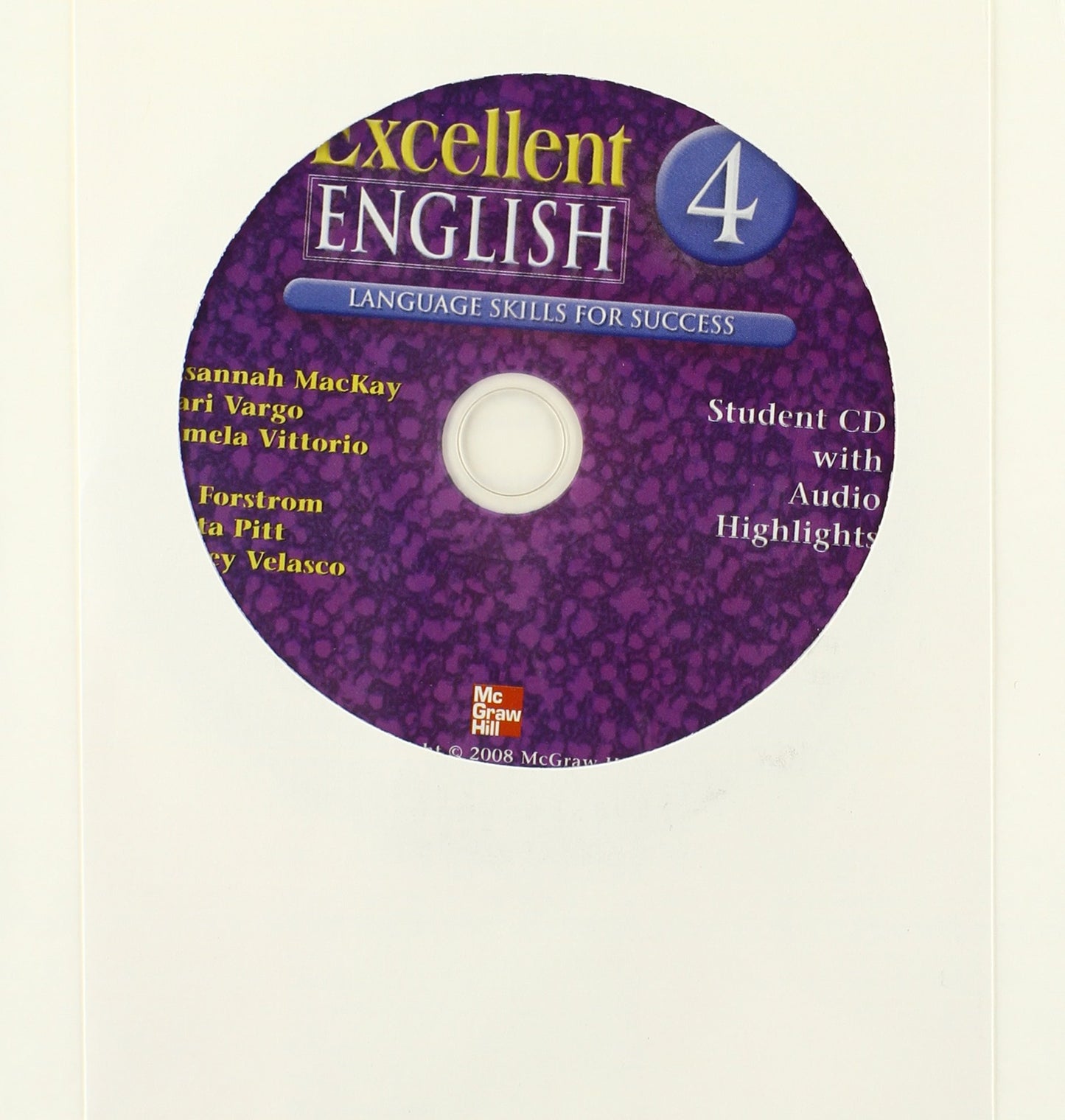 Excellent English Level 4 Student Book with Audio Highlights: Language Skills For Success