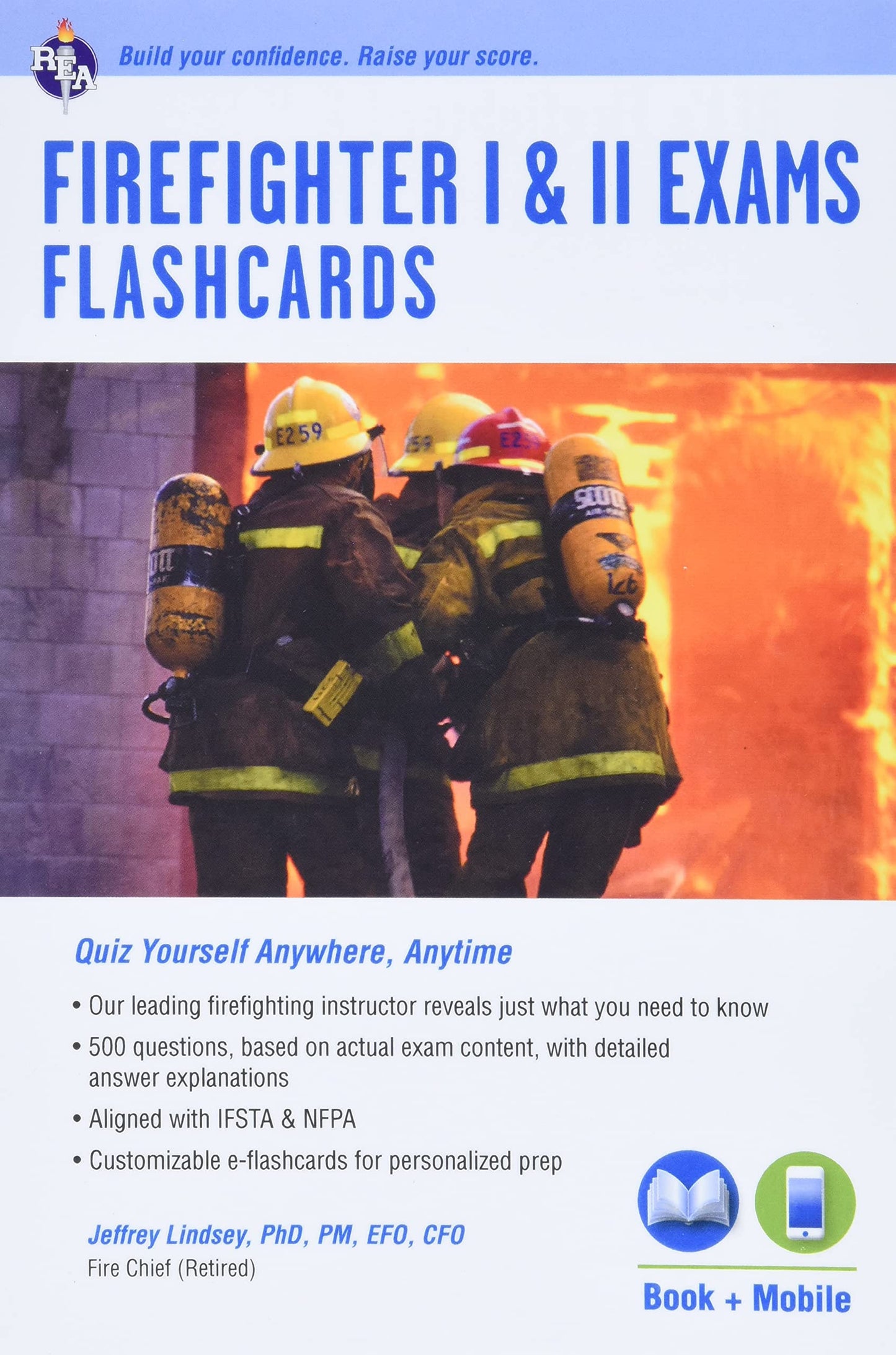 Firefighter I & II Exams Flashcard Book (Book + Online) (Firefighter Exam Test Preparation)
