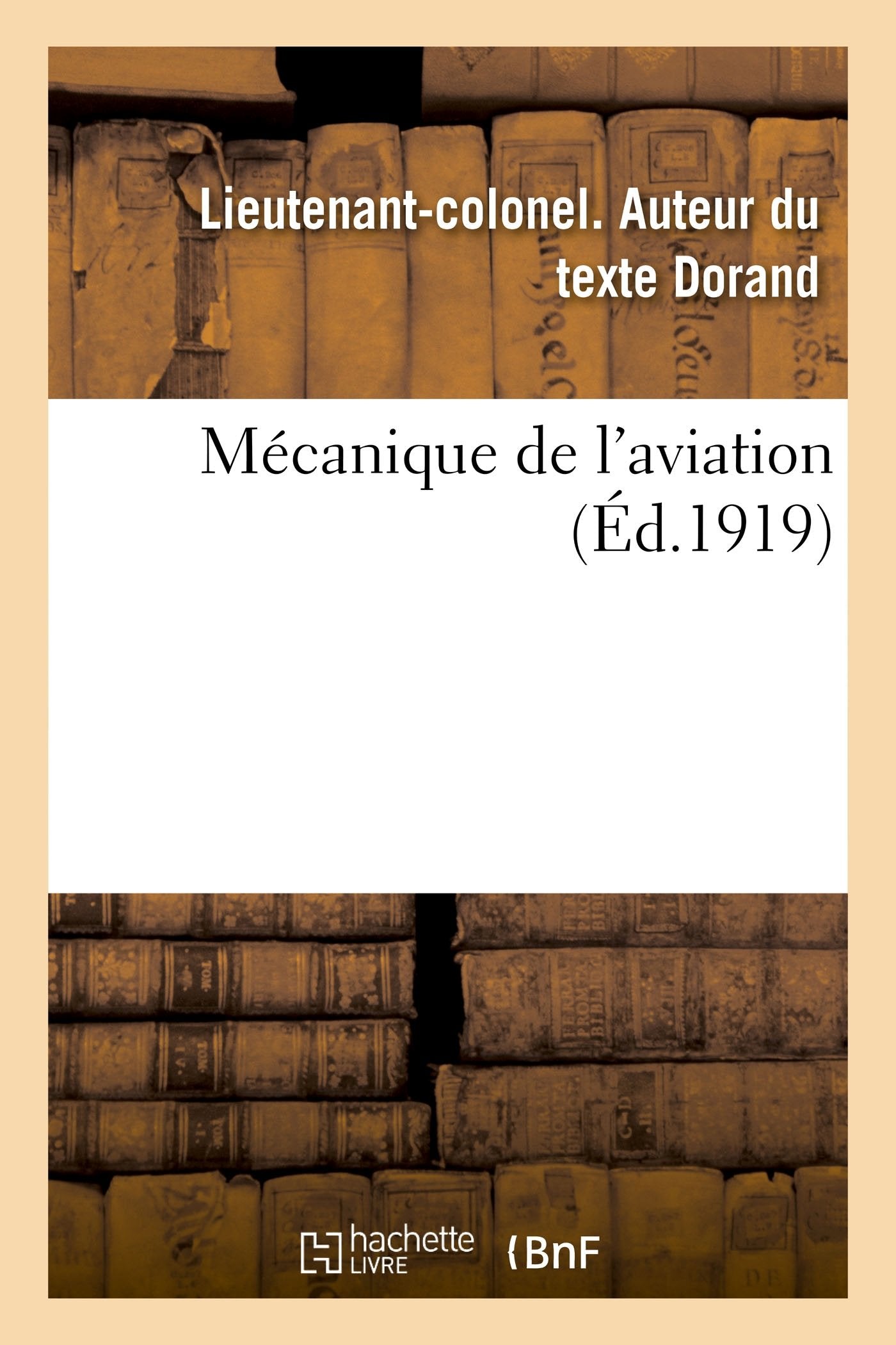 Mécanique de l'Aviation (French Edition)