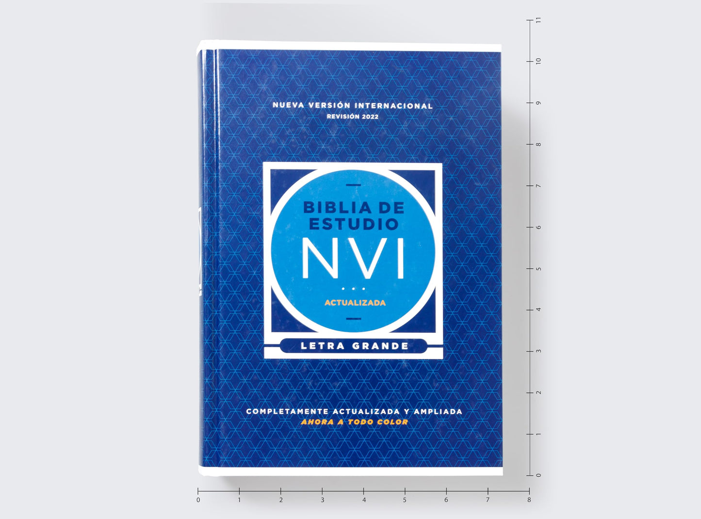NVI, Biblia de Estudio actualizada, Revisión 2022, Letra grande, Tapa Dura, Interior a color, Palabras de Jesús en Rojo, Comfort Print (NIV Study Bible, Fully Revised Edition) (Spanish Edition)