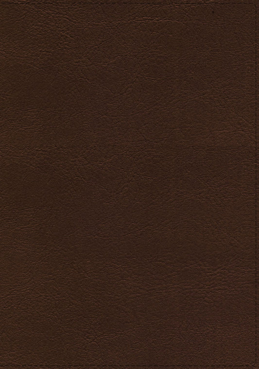ESV, Thompson Chain-Reference Bible, Leathersoft, Brown, Red Letter, Thumb Indexed