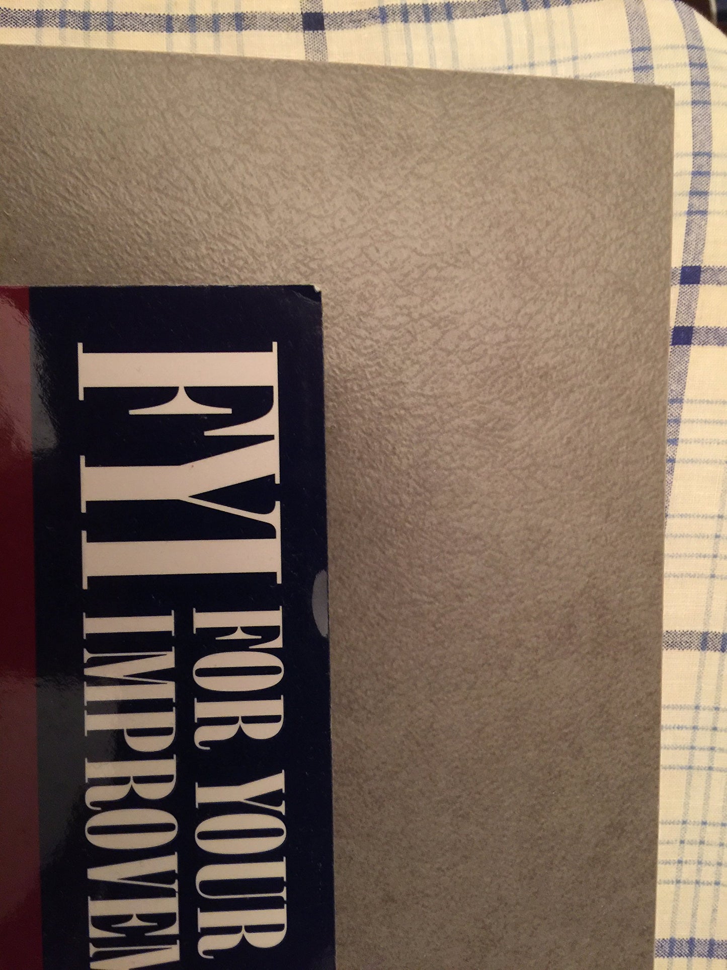 Fyi for Your Improvement