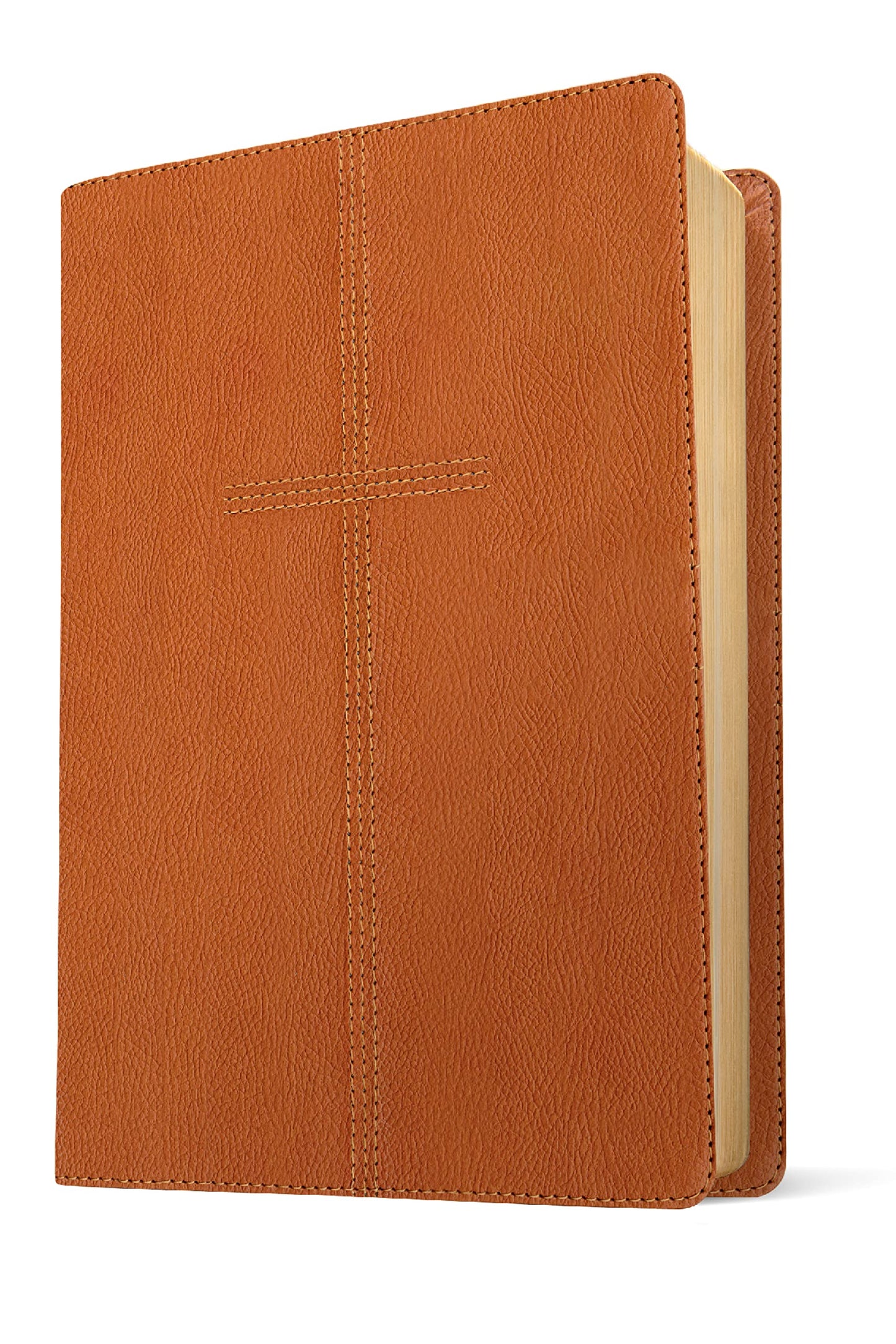 Every Man's Bible NIV, Large Print (LeatherLike, Cross Saddle Tan)