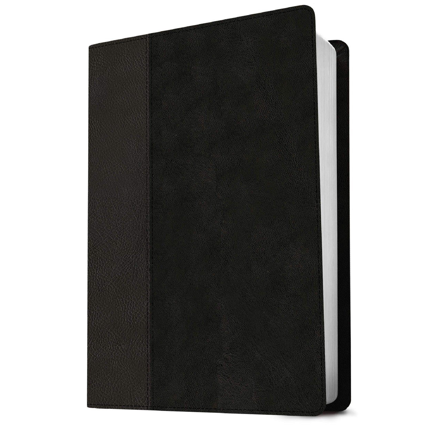Every Man's Bible NIV, Large Print, TuTone (LeatherLike, Onyx/Black, Indexed)