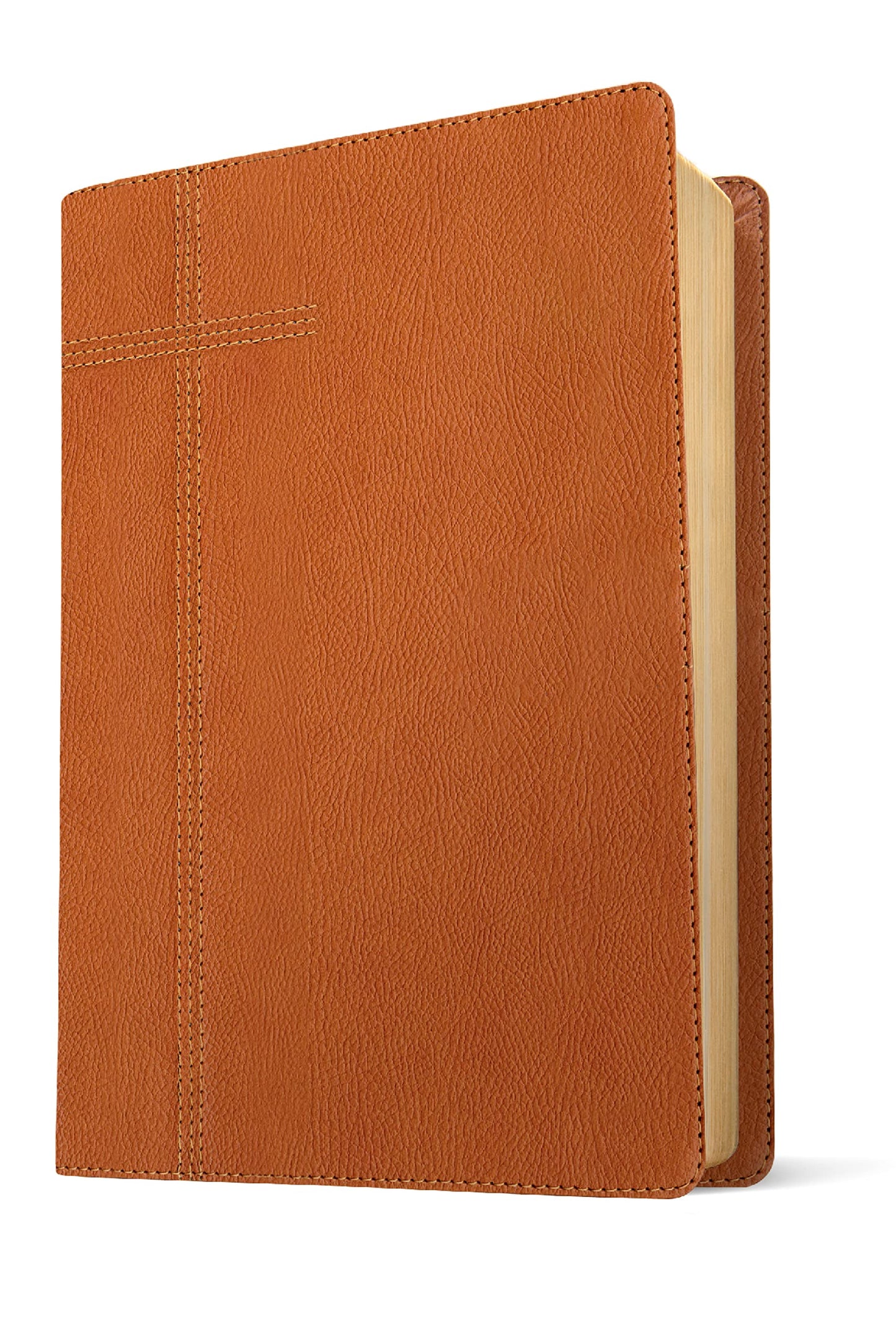 Every Man's Bible NLT, Large Print (LeatherLike, Pursuit Saddle Tan)