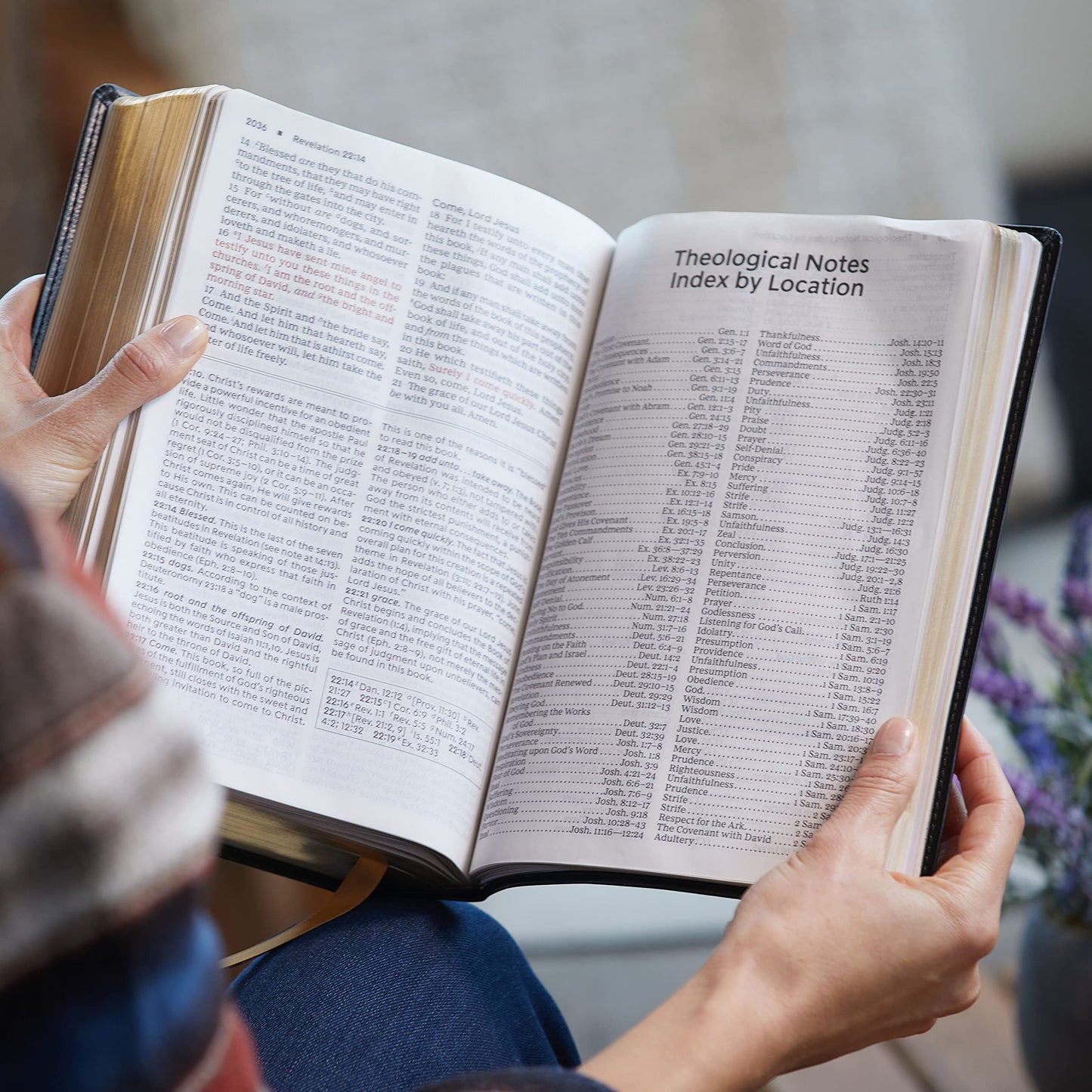 KJV, Foundation Study Bible, Large Print, Leathersoft, Brown, Red Letter, Comfort Print: Holy Bible, King James Version