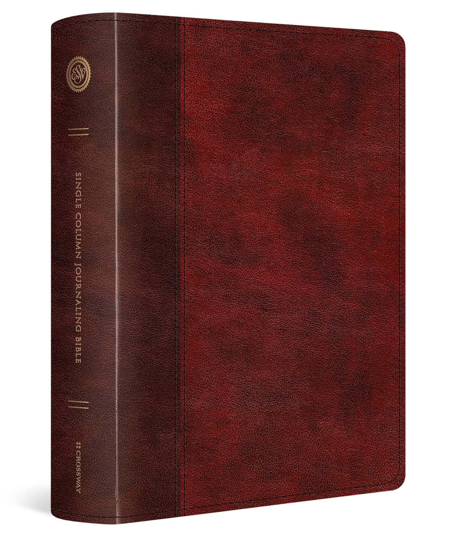 ESV Single Column Journaling Bible, Large Print (TruTone, Burgundy/Red, Timeless Design): Holy Bible, English Standard Version